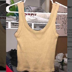 Tan Sweater Tank